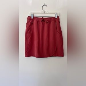 Patagonia Red Drawstring Skirt